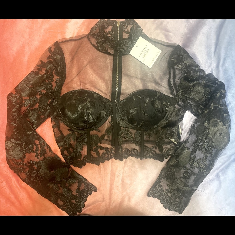 Lace top long sleeve blithela